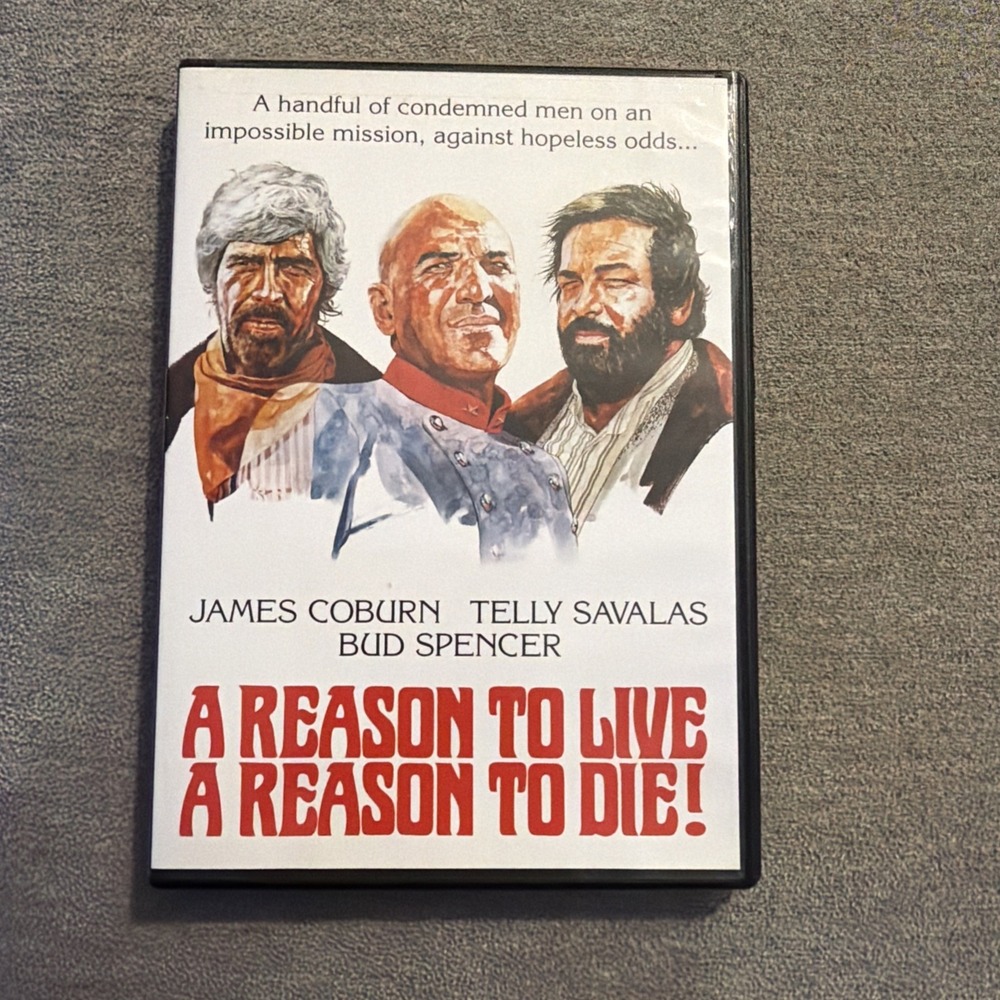 A Reason to Live, a Reason to Die! DVD Kino Lorber Studio Classics James Coburn